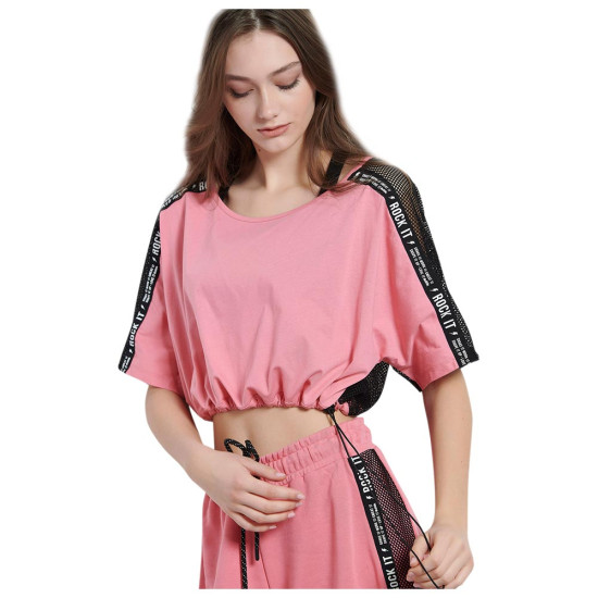 Bodytalk Γυναικεία κοντομάνικη μπλούζα Crop